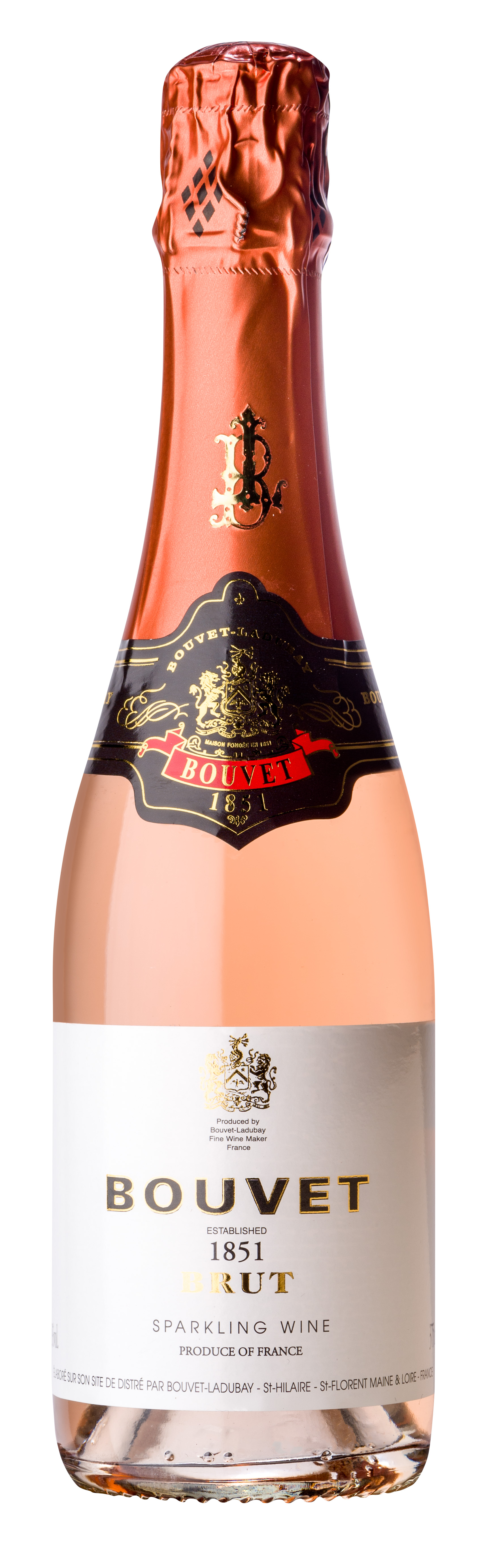 Bouvet brut Rosé - Halbe Flasche - demi-  0,375 Liter