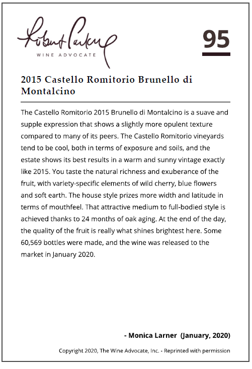 Brunello Romitorio 2015