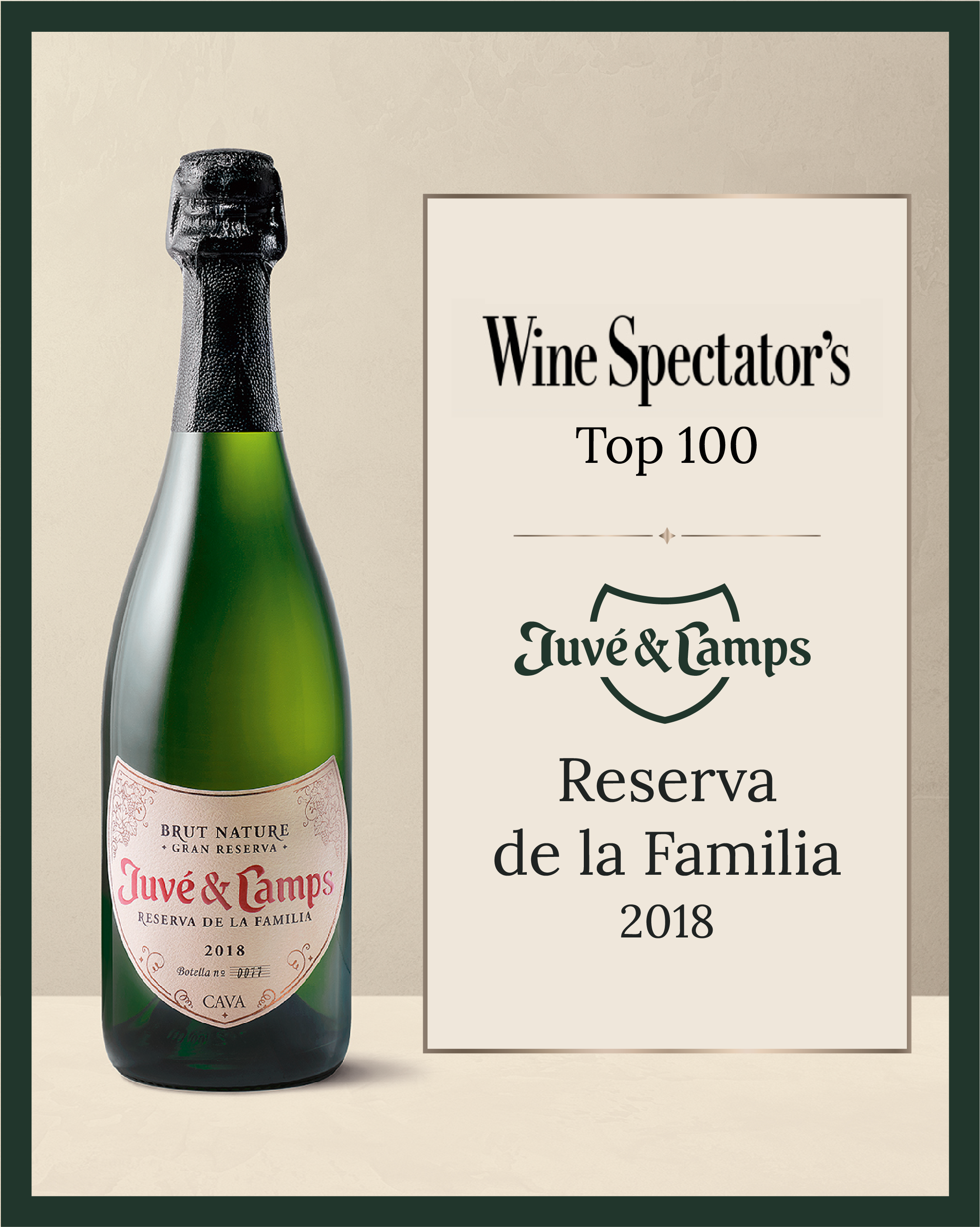 Cava Reserva de la Familia Brut Natural - Juve y Camps