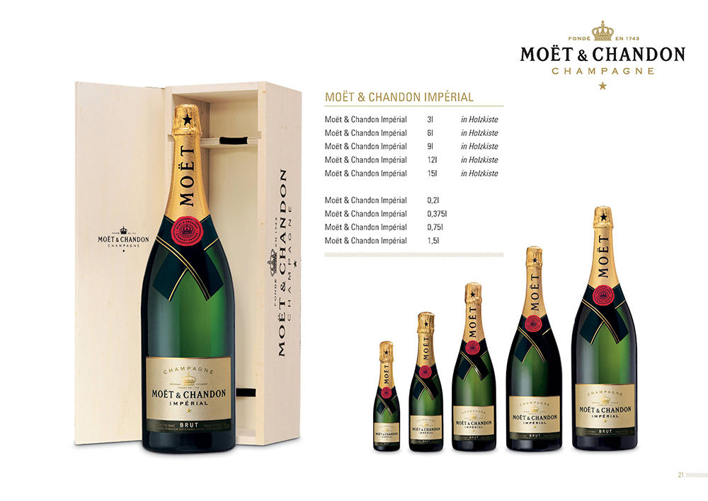 Champagner Moet & Chandon brut Imperial Jeraboam 3 Liter