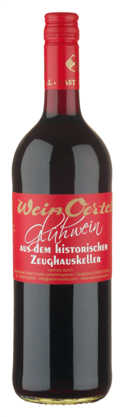 Wein Oertel Roter Glühwein aus dem Zeughauskeller von Castell