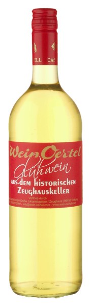 Wein Oertel Weißer Glühwein aus dem Zeughauskeller von Castell